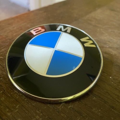 Bmw bonnet badge - bmw, (smooth